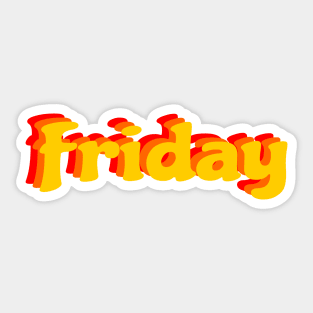 Friday Sticker